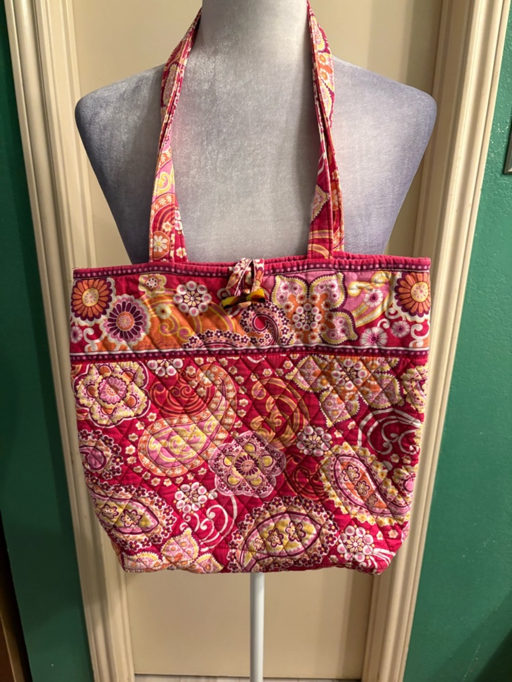 Vera Bradley Paisley Quilted Tote